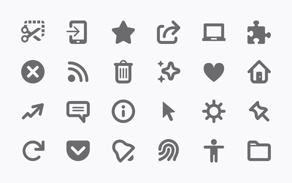 Firefox Photon icons